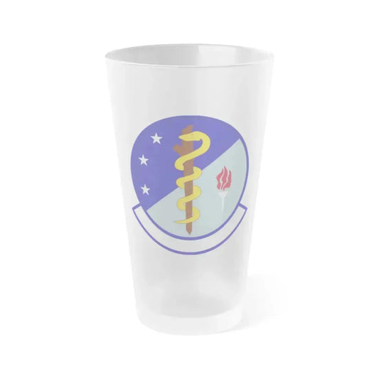 47 Operational Medical Readiness Squadron AETC (U.S. Air Force) Frosted Pint Glass 16oz 16oz Frosted - Go Mug Yourself