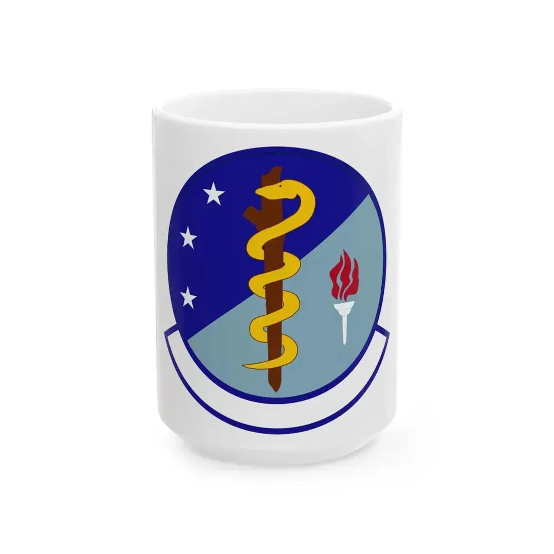 47 Operational Medical Readiness Squadron AETC (U.S. Air Force) White Coffee Mug 15oz - Go Mug Yourself