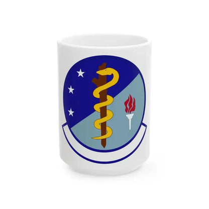 47 Operational Medical Readiness Squadron AETC (U.S. Air Force) White Coffee Mug 15oz - Go Mug Yourself