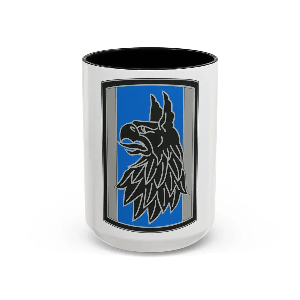 470 Military Intelligence Brigade 2 (U.S. Army) Accent Coffee Mug 15oz Black - Go Mug Yourself