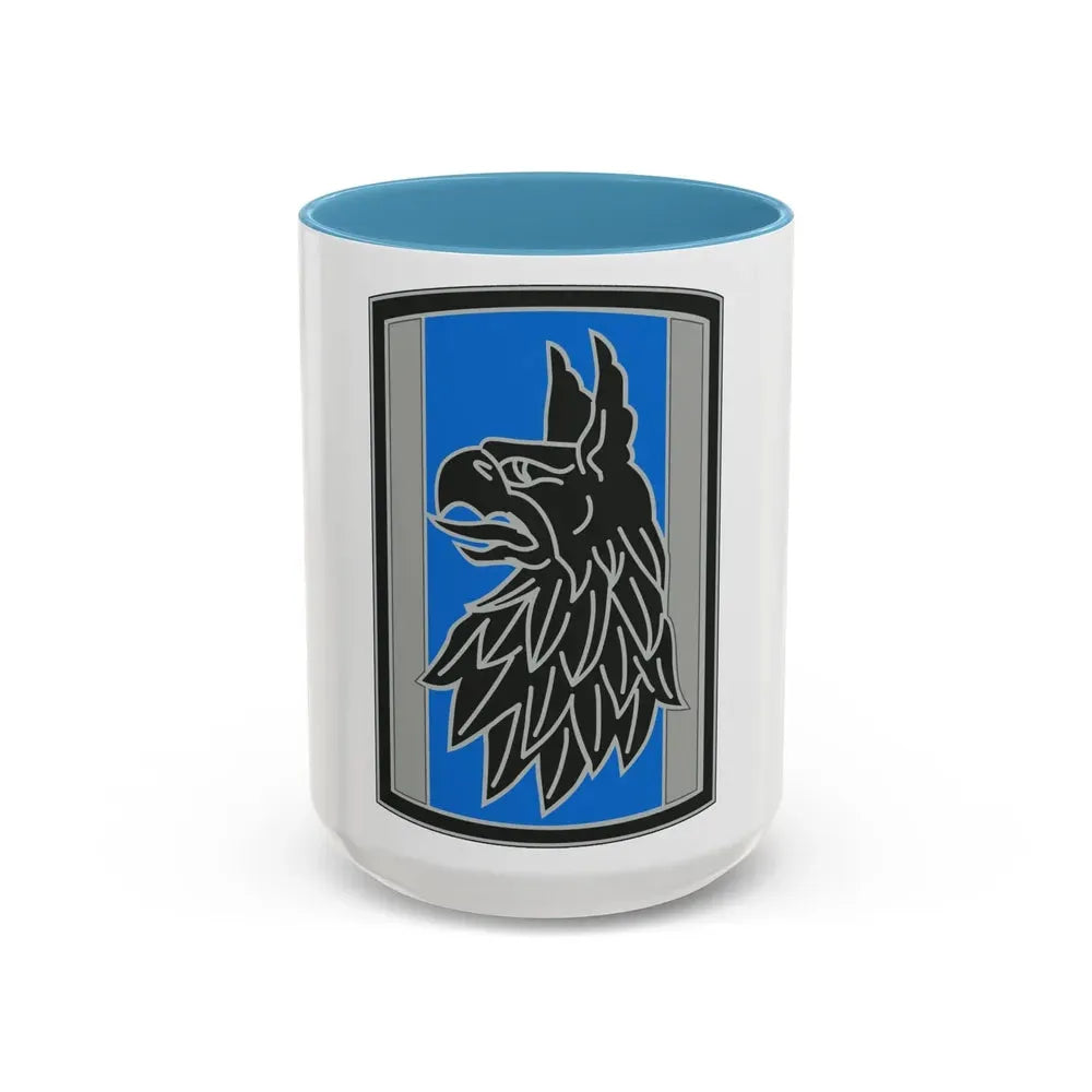 470 Military Intelligence Brigade 2 (U.S. Army) Accent Coffee Mug 15oz Light Blue - Go Mug Yourself
