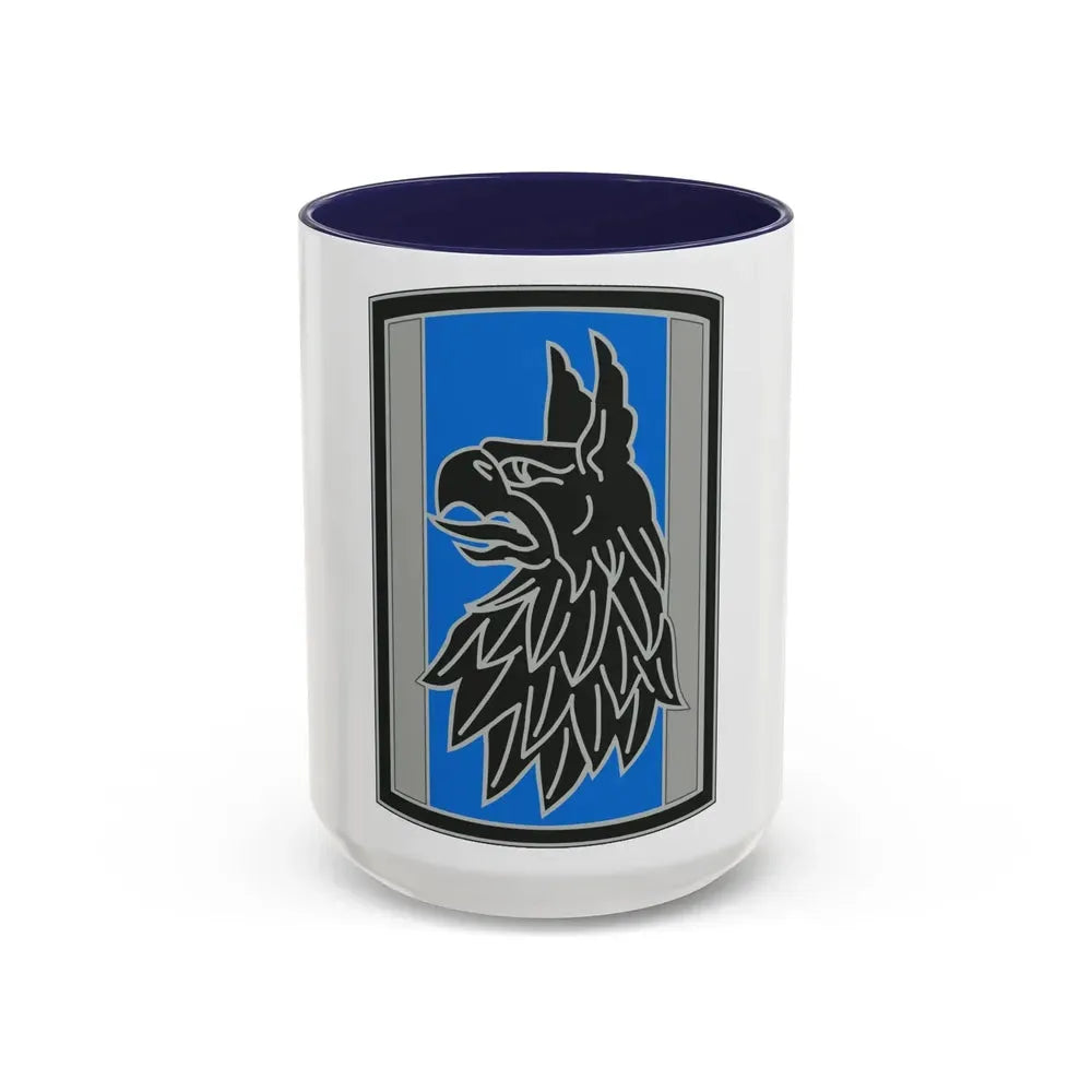 470 Military Intelligence Brigade 2 (U.S. Army) Accent Coffee Mug 15oz Navy - Go Mug Yourself