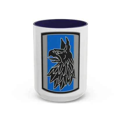 470 Military Intelligence Brigade 2 (U.S. Army) Accent Coffee Mug 15oz Navy - Go Mug Yourself