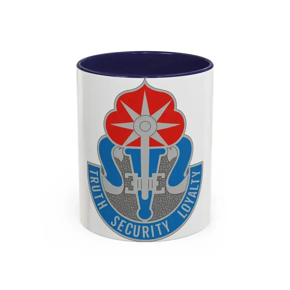 470 Military Intelligence Brigade (U.S. Army) Accent Coffee Mug 11oz Navy - Go Mug Yourself