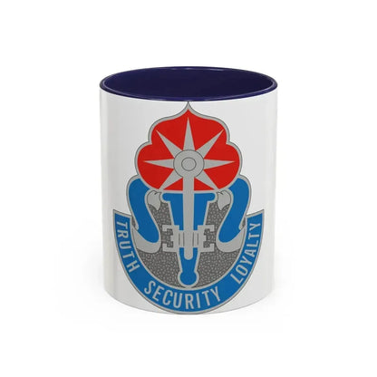 470 Military Intelligence Brigade (U.S. Army) Accent Coffee Mug 11oz Navy - Go Mug Yourself