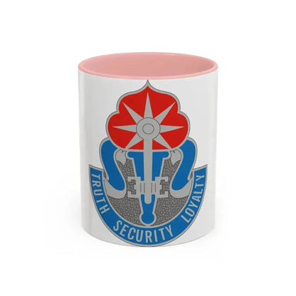 470 Military Intelligence Brigade (U.S. Army) Accent Coffee Mug 11oz Pink - Go Mug Yourself