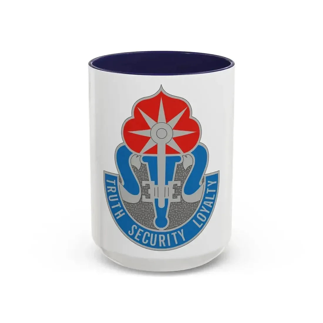 470 Military Intelligence Brigade (U.S. Army) Accent Coffee Mug 15oz Navy - Go Mug Yourself