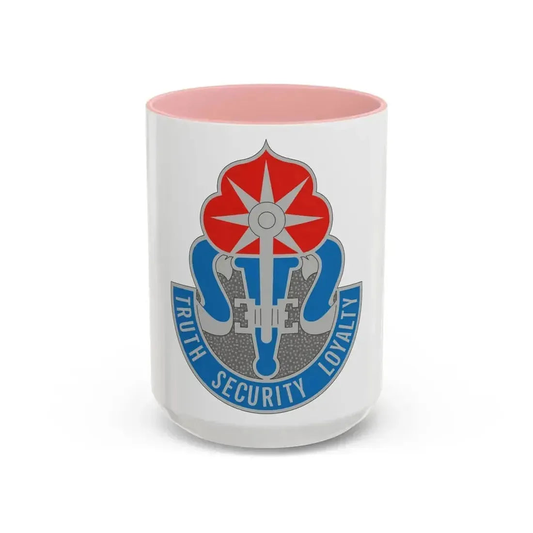 470 Military Intelligence Brigade (U.S. Army) Accent Coffee Mug 15oz Pink - Go Mug Yourself
