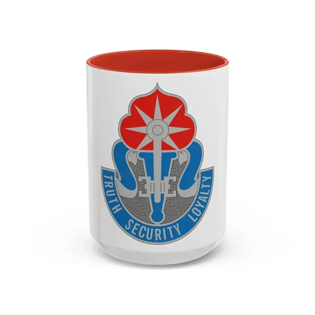470 Military Intelligence Brigade (U.S. Army) Accent Coffee Mug 15oz Red - Go Mug Yourself