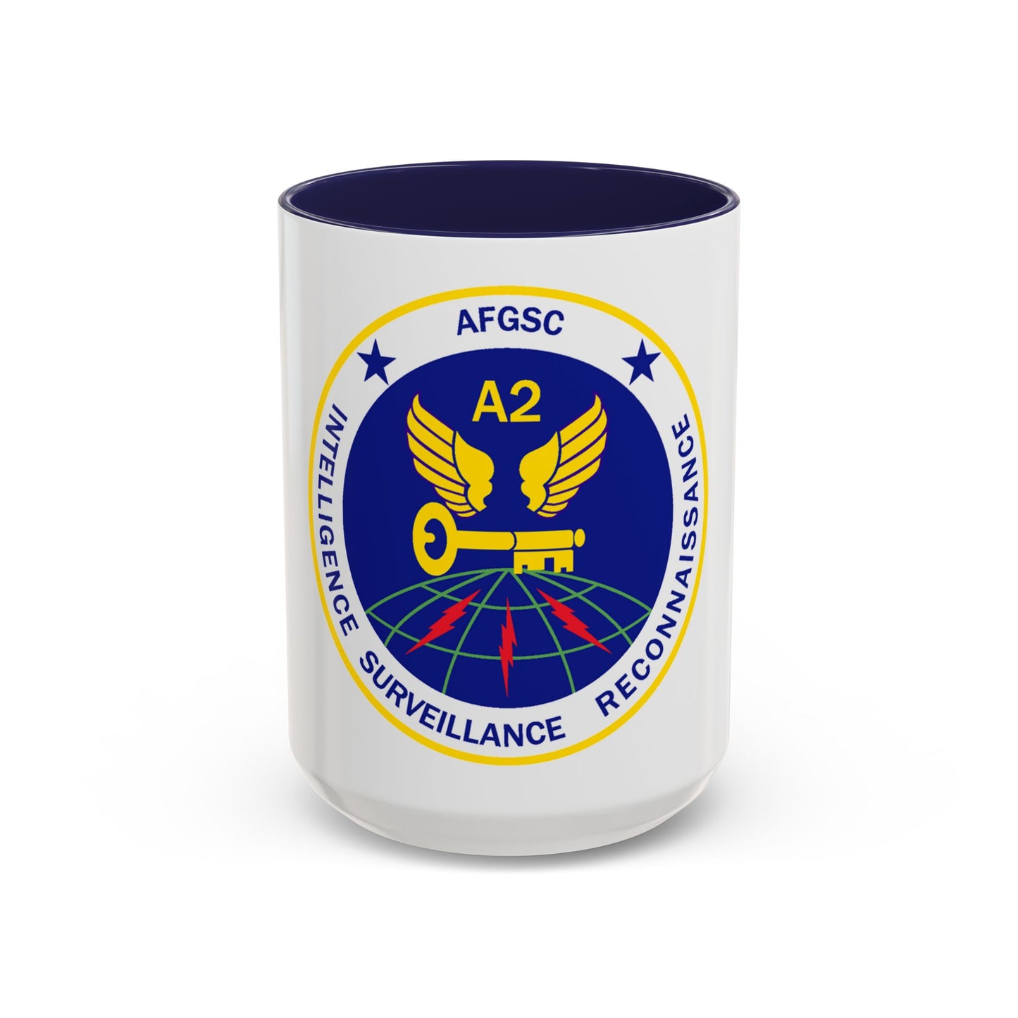 AFGSC A2 (U.S. Air Force) Accent Coffee Mug