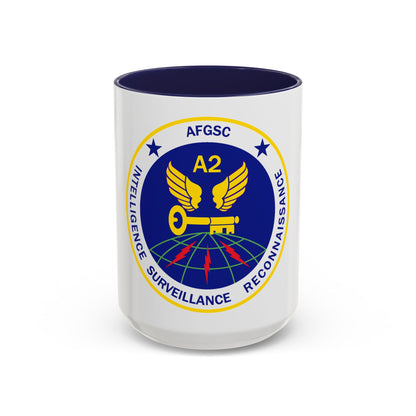 AFGSC A2 (U.S. Air Force) Accent Coffee Mug