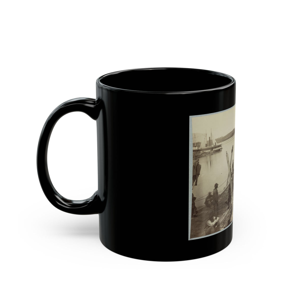 Belle Plain Landing , Va. (1) (U.S. Civil War) Black Coffee Mug
