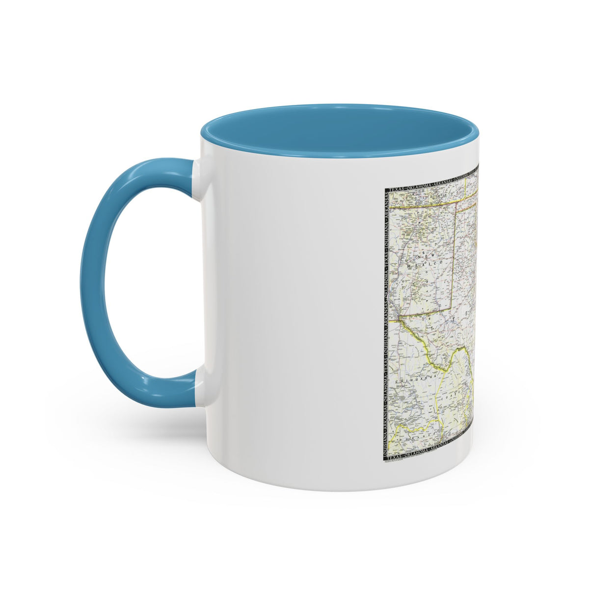 USA - South Central (1947) (Map) Accent Coffee Mug