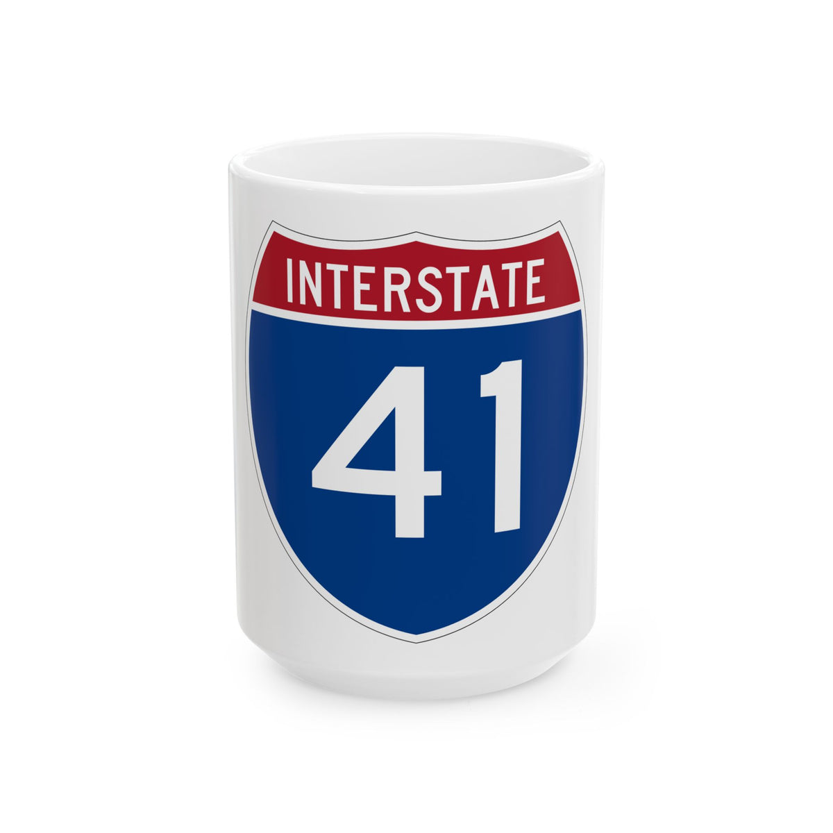 Interstate 41 (U.S. Highways) White Coffee Mug