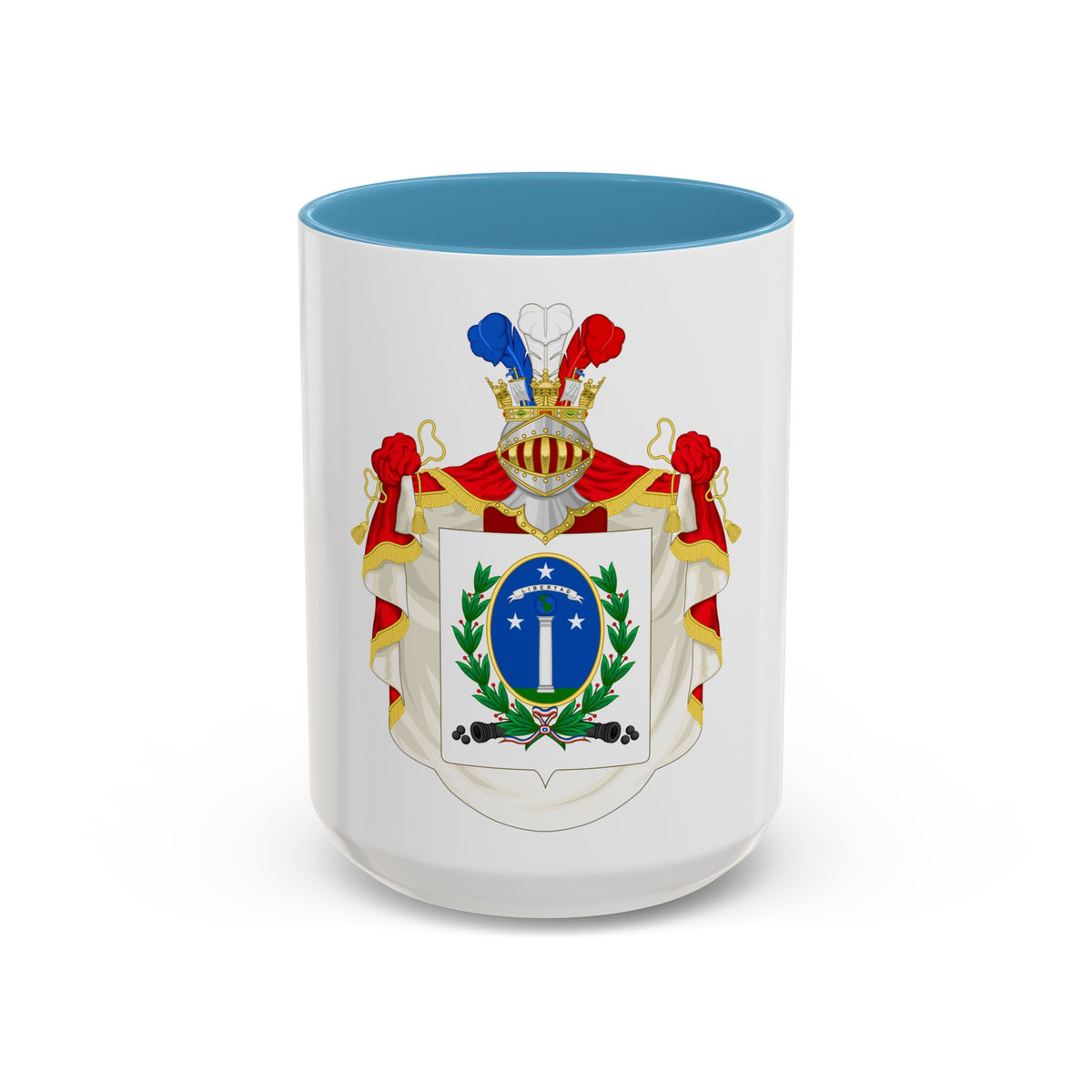 Ornamented Coat of Arms of Chile (1819-1834) Cerro Castillo Version - Accent Coffee Mug