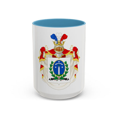 Ornamented Coat of Arms of Chile (1819-1834) Cerro Castillo Version - Accent Coffee Mug