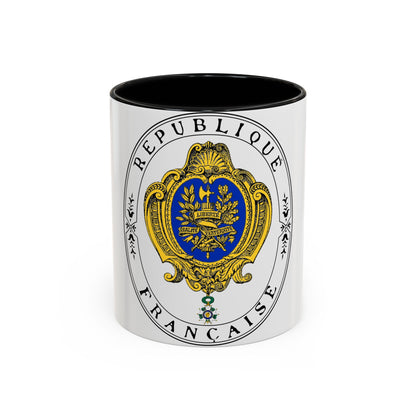 Coat of arms of the French Republic (1905) - Accent Coffee Mug