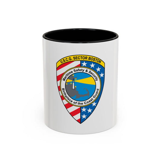 USCG Sector Boston (U.S. Coast Guard) Accent Coffee Mug