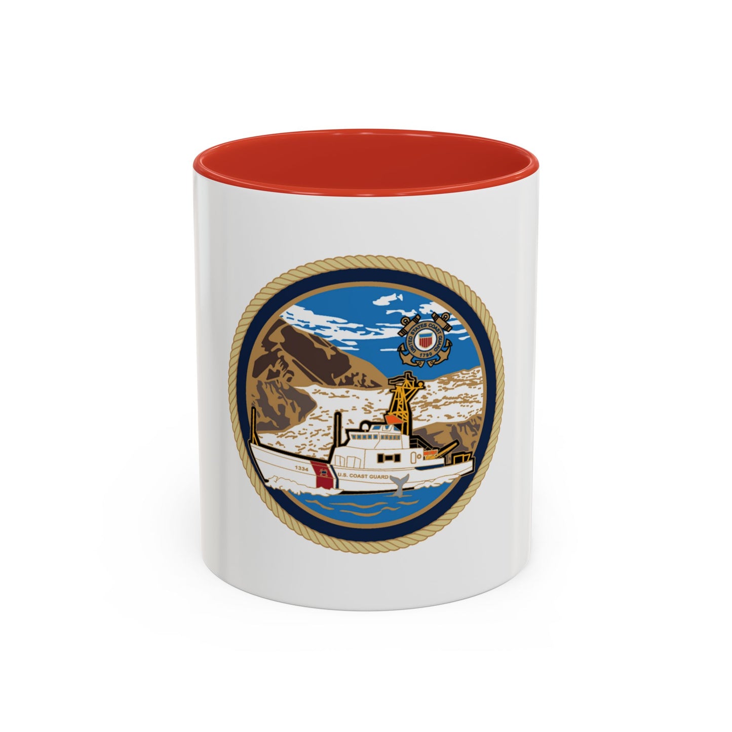 USCGC Liberty Boat (U.S. Coast Guard) Accent Coffee Mug
