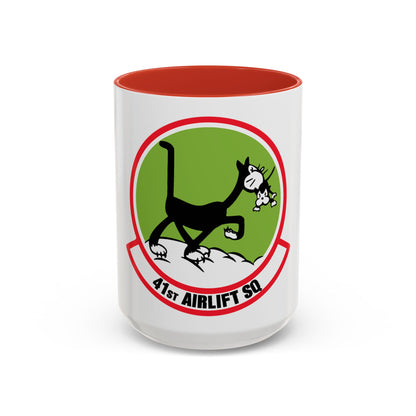 41st Airlift Sq v2 (U.S. Air Force) Accent Coffee Mug