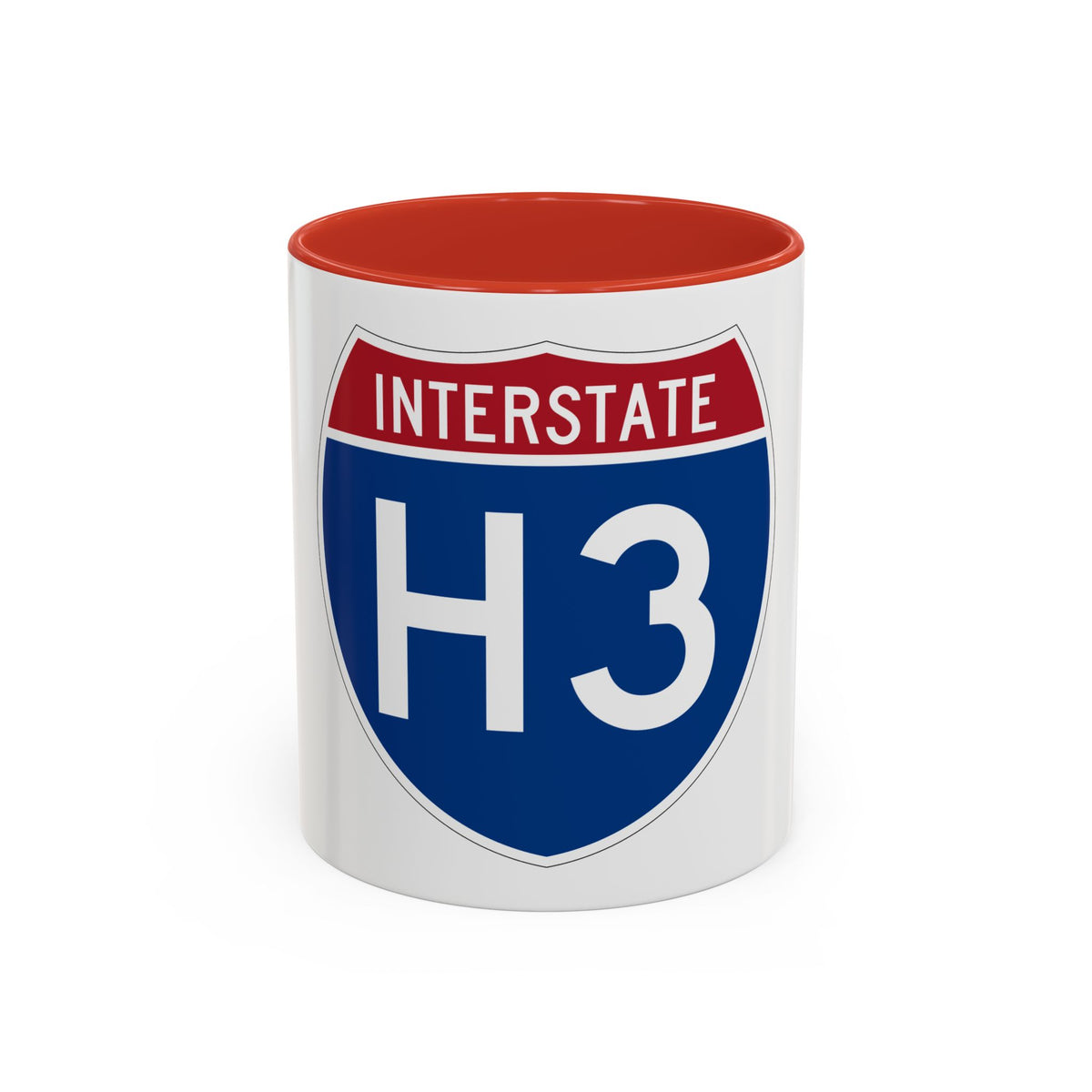 Interstate H3 (U.S. Highways) Accent Coffee Mug
