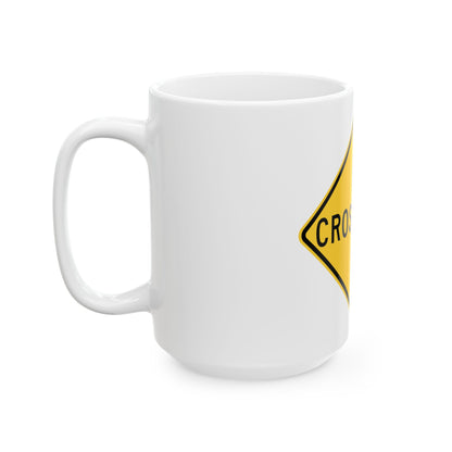 NYS NYW7-16 (New York) (Road Sign) White Coffee Mug