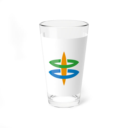 Flag of Kushimoto Wakayama (Japan) Pint Glass 16oz