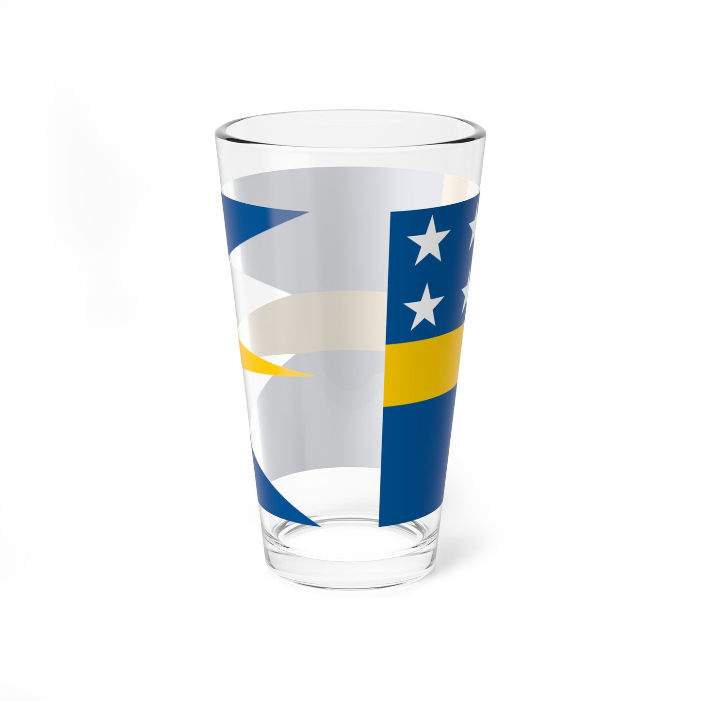 Naval Rank Flag of Sweden - Amiralsflagga (Sweden) Pint Glass 16oz