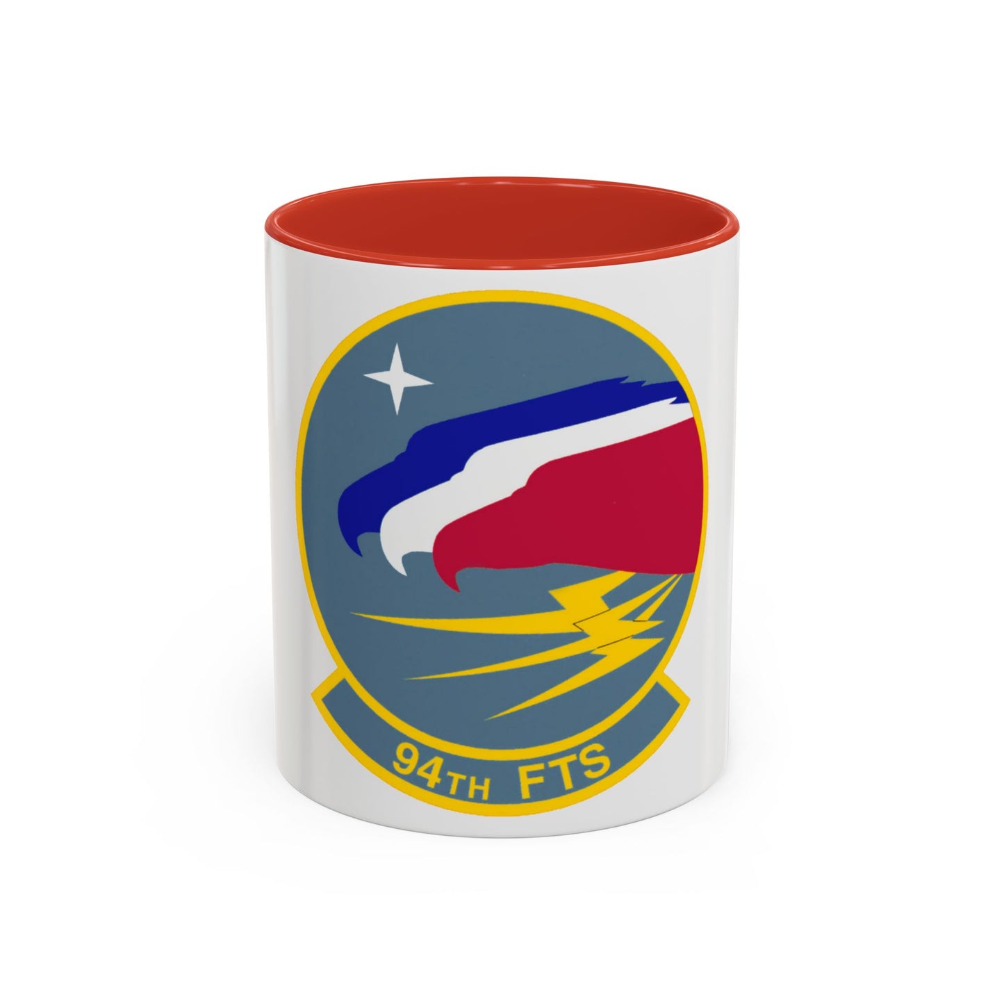 94 Flying Training Squadron AETC (U.S. Air Force) Accent Coffee Mug