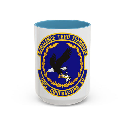 902d Contracting Squadron (U.S. Air Force) Accent Coffee Mug