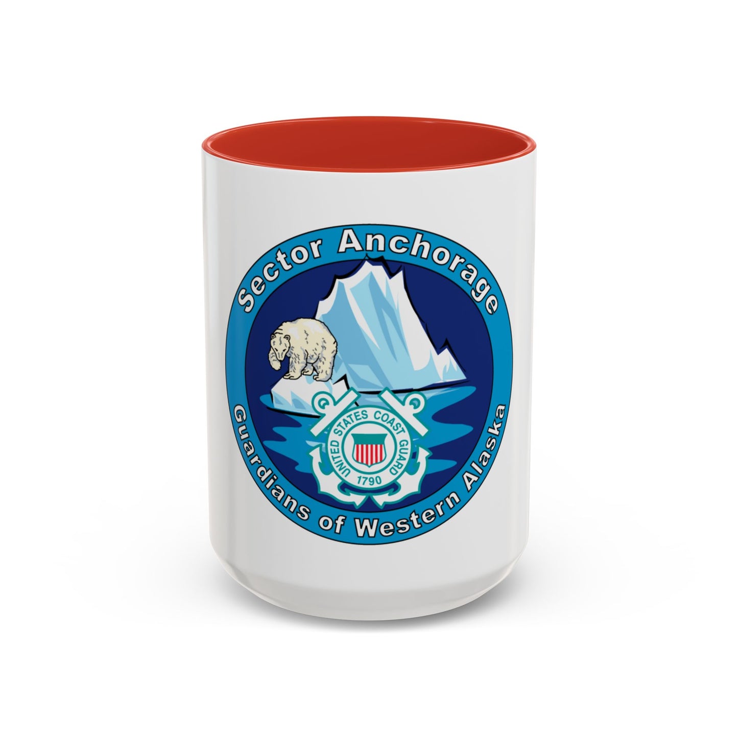 USCG Sector Anchorage (U.S. Coast Guard) Accent Coffee Mug