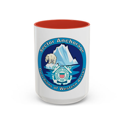 USCG Sector Anchorage (U.S. Coast Guard) Accent Coffee Mug