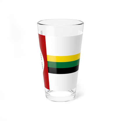 Flag of KwaZulu 1977-1985 (South Africa) Pint Glass 16oz