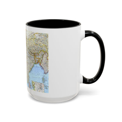 Asia - Southwest (1963) (Map) Accent Coffee Mug