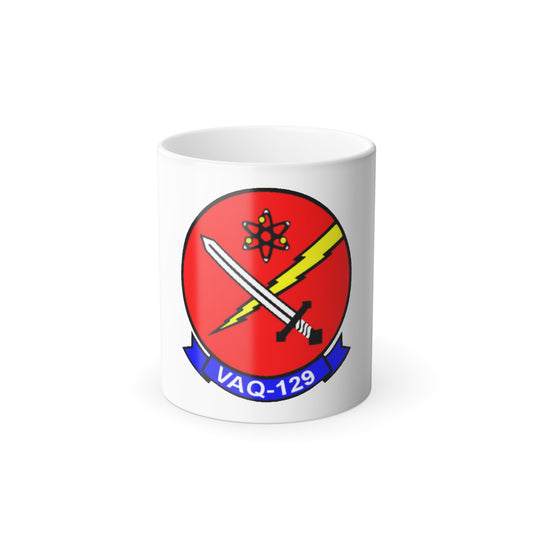 VAQ 129 (U.S. Navy) Color Changing Mug 11oz