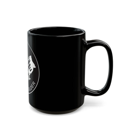 Seal of Boulder Colorado - Black Coffee Mug