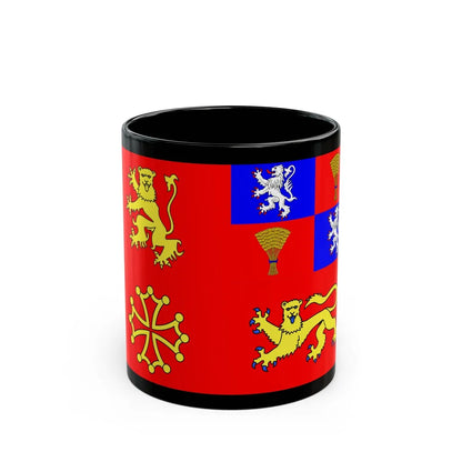 Flag of Tarn et Garonne France - Black Coffee Mug-11oz-Go Mug Yourself