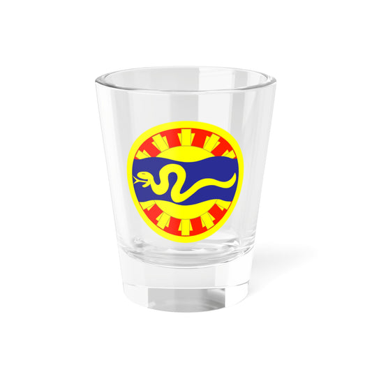 Verre à liqueur de la 116e brigade de combat de cavalerie (armée américaine) 1,5 oz