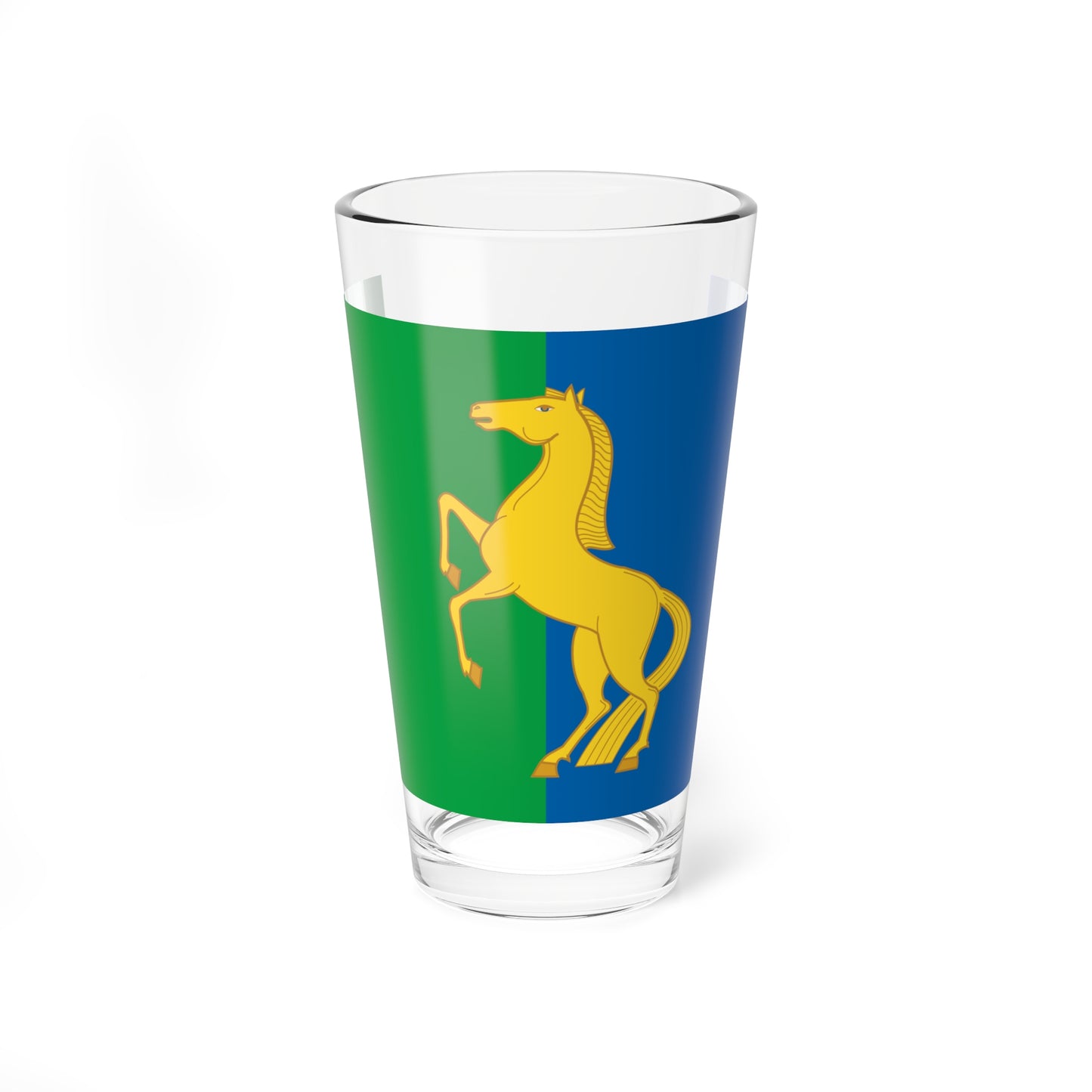 Flag of Ermekeevsky rayon (Russia) Pint Glass 16oz