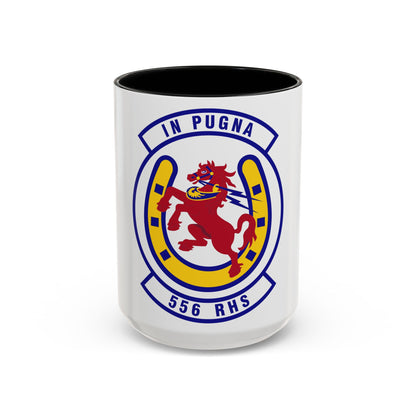 556th Red Horse Squadron (U.S. Air Force) Accent Coffee Mug