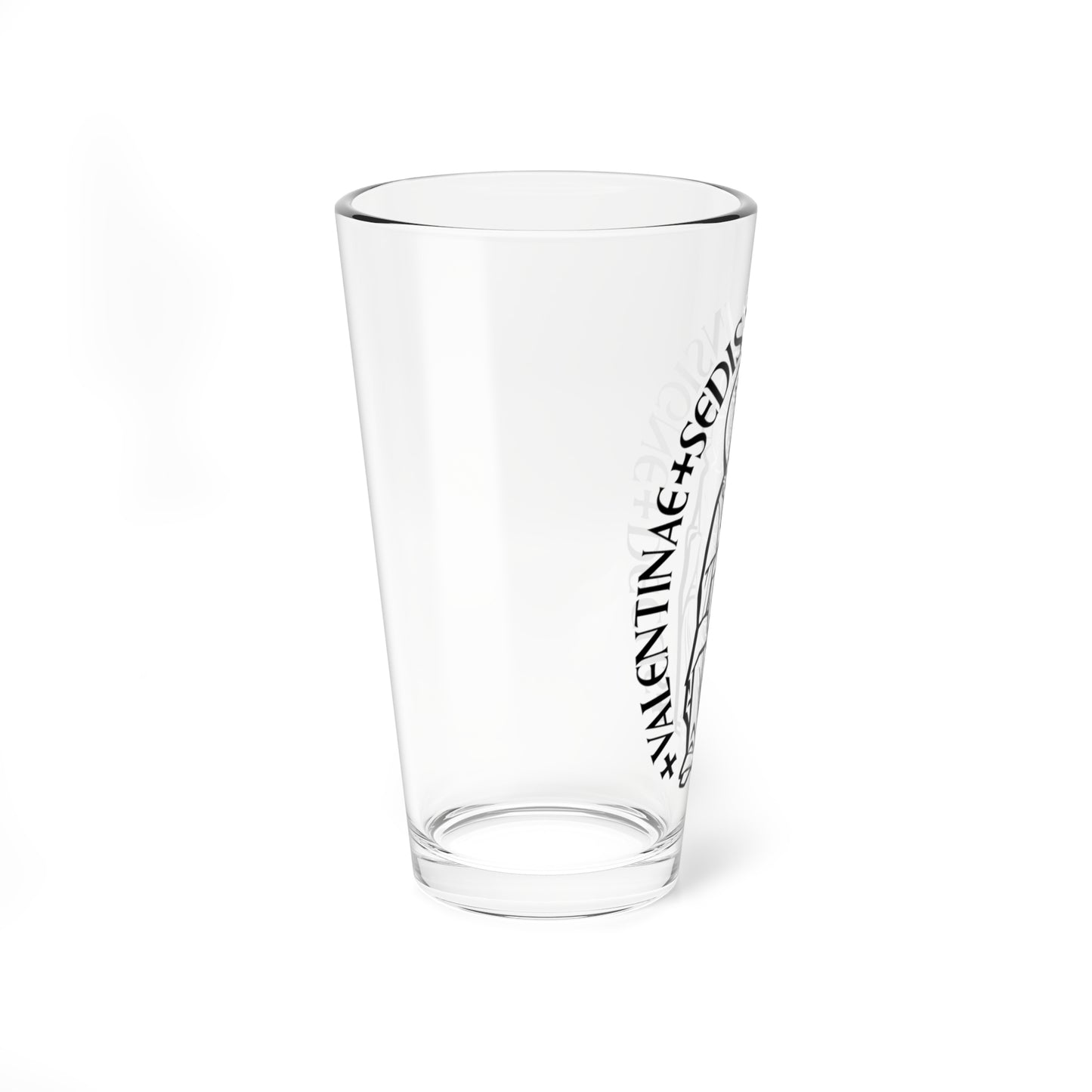 Escudo de la archidiócesis de Valencia (Spain) (Coat of Arms) Pint Glass 16oz