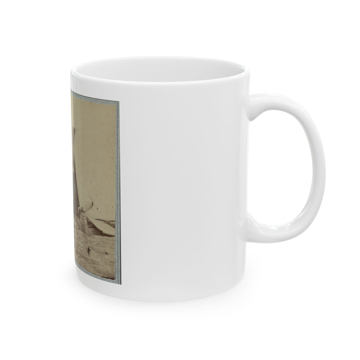 22d New York State Militia Near Harpers Ferry, Va., 1861 I.E.1862 019 (U.S. Civil War) White Coffee Mug