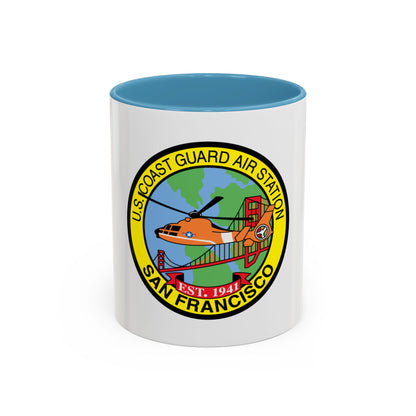 USCG Air Station San Francisco (U.S. Coast Guard) Accent Coffee Mug