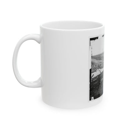 Cub Run, Va.  View With Destroyed Bridge (U.S. Civil War) White Coffee Mug
