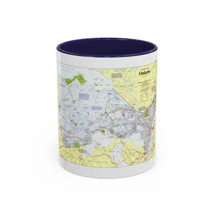 Canada - Ontario 1 (1996 (Map) Accent Coffee Mug