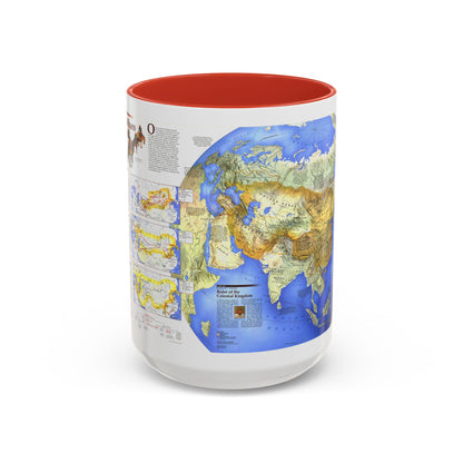 Mongol Khans and Their Legacy (1996) (Map) Accent Coffee Mug