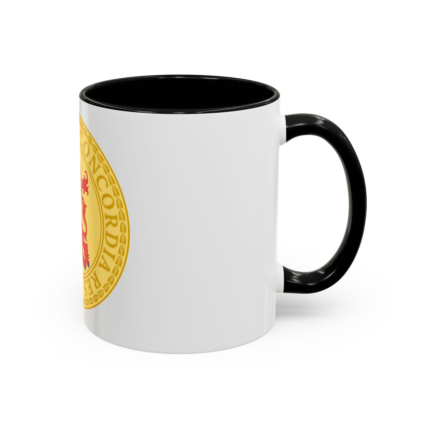 Great Seal of the Batavian Republic (1802) - Accent Coffee Mug