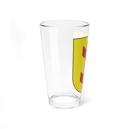 Oberstammheim-blazon (Switzerland) (Coat of Arms) Pint Glass 16oz