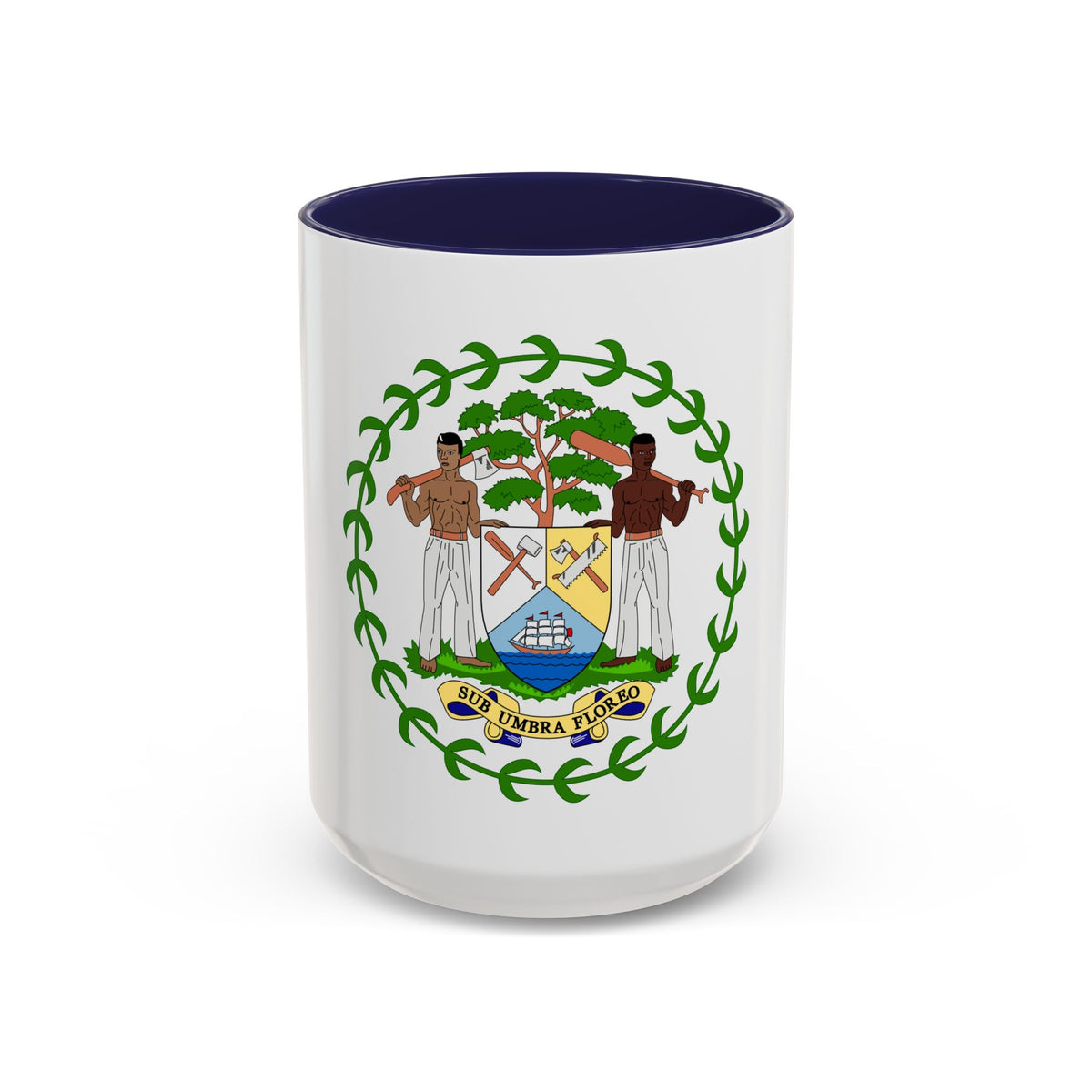 Coat of arms of Belize - Accent Coffee Mug