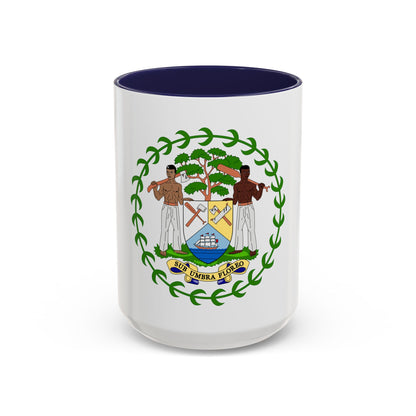 Coat of arms of Belize - Accent Coffee Mug